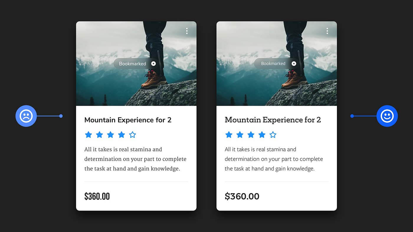 複数の書体をつかうときは、最大2書体までにした例
