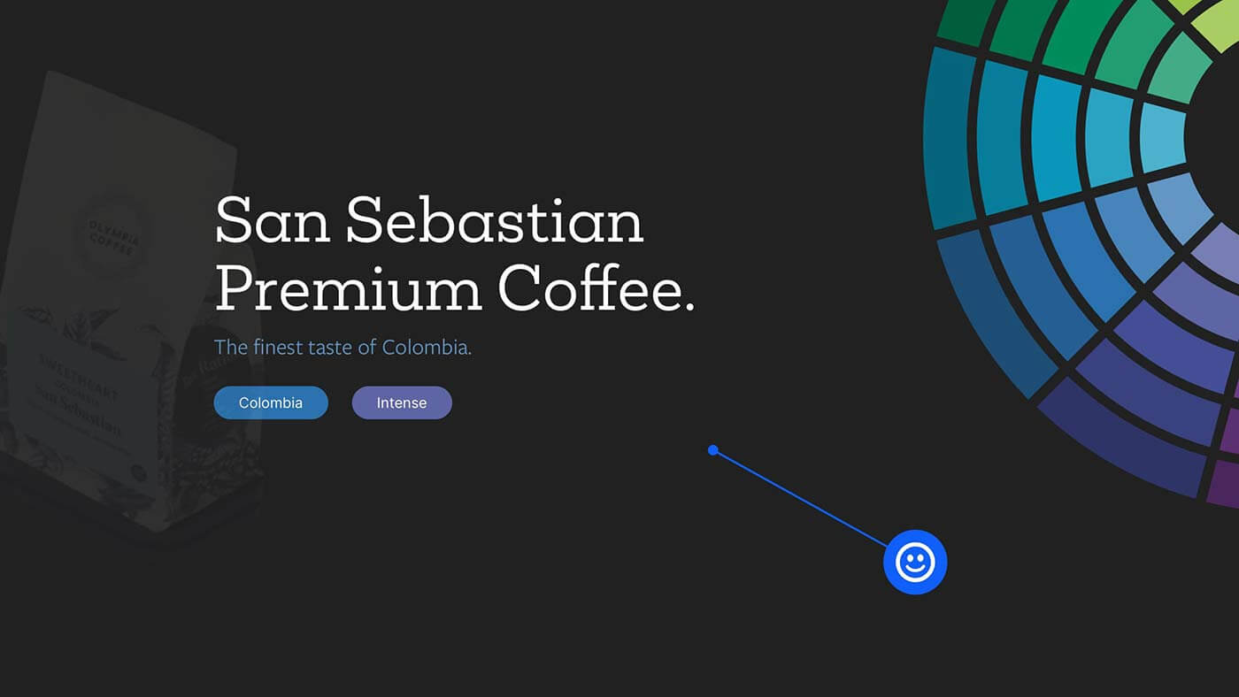 配色選びに困ったら、類似色を選ぼうの図