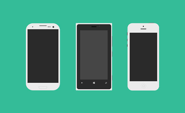 Iphone Ipadをフラットデザインで再現 無料テンプレート素材まとめ Photoshopvip