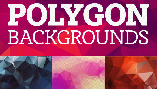カラフルで雰囲気のあるポリゴンスタイルの無料テクスチャ素材枚セット Photoshopvip
