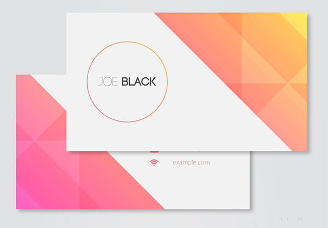 商用可 モダン名刺デザインを作成できる無料テンプレート素材 Ai Eps収録 Photoshopvip