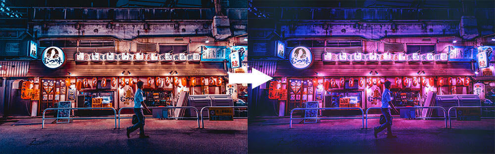 Photoshopで写真をsfサイバーパンク風に加工する方法 Photoshopvip