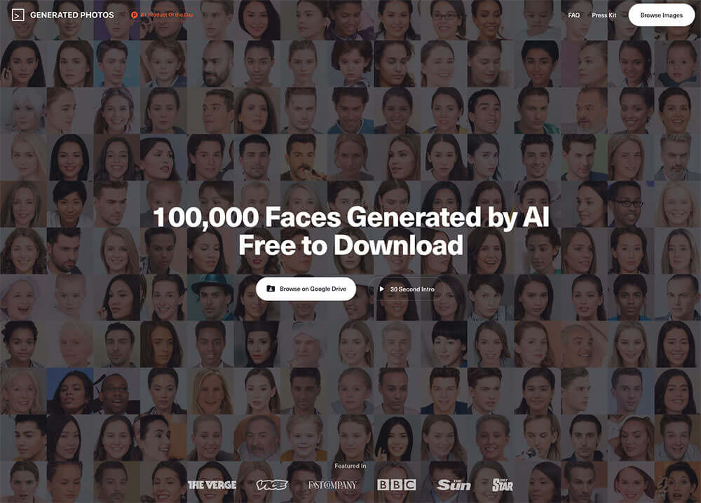Ai凄すぎ 架空の人物10万人の顔写真を無料ダウンロードできる Generated Photos Photoshopvip