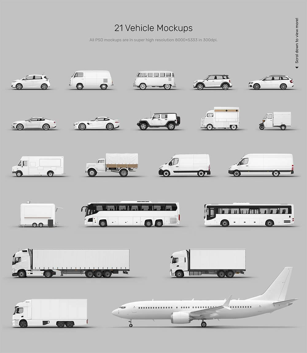 まるで本物 車やバン トラックのベストモックアップ素材27個まとめ Photoshopvip